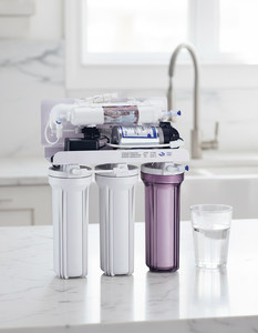 [HY-3032] ไต้หวันระบบเครื่องกรองน้ำระบบรีเวิร์สออสโมซิส5ระดับพร้อมถัง & 4ทางวาล์ว - Product Image 2