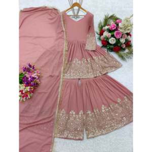 Hermosa ropa de fiesta para mujer Kediya-Palazzo y Fancy Dupatta Set - Product Image 2