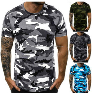 Wholesale <b>Mens</b> Camo <b>Shirt</b> Camo Tee <b>Shirt</b> Casual t <b>Shirts</b> High Quality for <b>Men</b> Slim Fit - Product Image 1