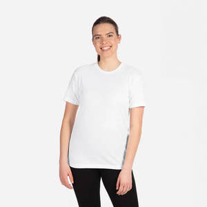 T-shirt unisexe Next Level 6410 Modest Mouse blanc en coton avec motif, coupe ajustée premium, col rond suédé - Product Image 3