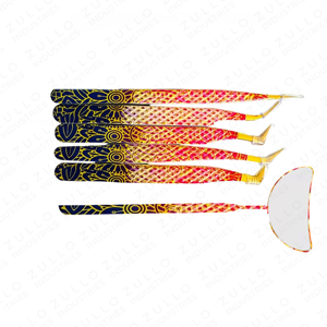 Wholesale Red Powder Coated Eyelash Extension Tweezers with Mirror Stainless Steel Precision <b>Lash</b> Beauty Tool <b>Kit</b> - Product Image 2