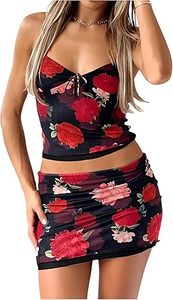 Ensemble décontracté d'été pour femme : Crop top sans bretelles et mini-short au-dessus du genou en tissu tricoté respirant polyester/coton (OEM/ODM) - Product Image 3