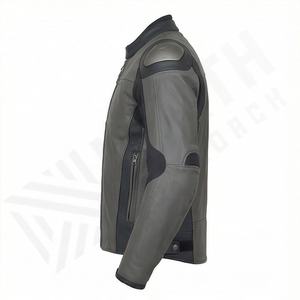 Chaqueta de Cuero para Motociclistas de Alta Calidad, Personalizada, para Hombre, Temporada de Invierno, Nueva Chaqueta con Logotipo, Fabricante de Equipo Profesional - Product Image 3