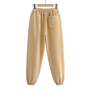 Pantalon de jogging athlétique personnalisé pour femme, pantalon de survêtement décontracté en polyester et élasthanne pour femme, modèle OEM haut de gamme - Product Image 4