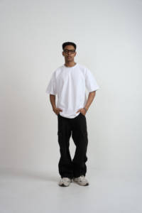 Camiseta Premium al por Mayor, 300 GSM, Talla Grande, 100% Algodón, Gruesa, Lisa, para Marcas de Ropa Urbana, Sin Pedido Mínimo - Product Image 5