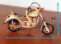 Décoration d'intérieur en bois poli classique fait main, souvenir et cadeau