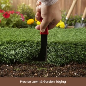 Herramienta para bordes de acero y palisandro al por mayor con refuerzo de latón para jardines - Product Image 4