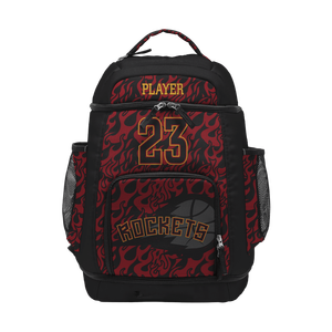 Sac à dos pour équipement de basketball avec poches latérales et compartiment de rangement pour chaussures, design personnalisé, sac à dos de sport pour hommes - Product Image 1