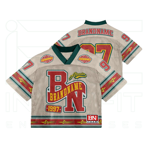 Camiseta Deportiva Personalizada por Sublimación/Serigrafía, Camiseta de Fútbol Vintage, Camiseta de Malla para Hombre, Camiseta de Fútbol Retro, Camiseta Deportiva Extra Grande - Product Image 3