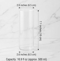 Verre Highball Moderne 500ml Écologique Léger Ultra Fin – Tumblers à Whisky Premium pour Fêtes, Boissons et Cadeaux Alcoolisés