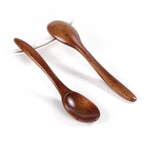 Wooden Dinner Spoon with Long Handle <b>Mirror</b> Polish Classic Design Eco-Friendly 10ml Capacity Durable Kitchen Utensil - Product Image 4