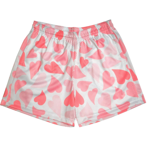 Shorts de sport pour garçons avec logo personnalisé, 100% polyester, motif floral, taille élastique, style décontracté, grande taille, shorts en mesh pour hommes avec poche - Product Image 4