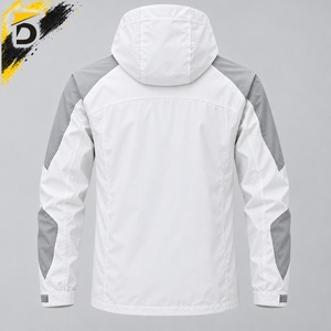 Veste de pluie pour homme de qualité supérieure, matière hydrofuge, coupe moderne, idéale pour la randonnée, le camping, le cyclisme et l'usage quotidien - Product Image 3