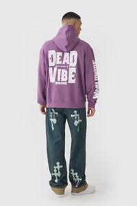 For Custom Solid Zip-<b>Up</b> Oversized Eco-Friendly Breathable Polyester/Cotton Heavyweight 330GSM Puff Printed Stylish Hoodie - Product Image 2