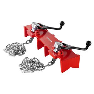 Morsa per saldatura in ghisa per impieghi gravosi con doppie catene e manovelle, da 1/2 a 8 pollici, per tubi e saldature - Product Image 6