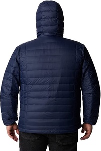 Chaqueta Acolchada para Hombre, Cuello Alto, Impermeable, Resistente al Viento, Poliéster, Cierre de Cremallera, Corte Regular, Estilo Casual de Invierno - Product Image 2