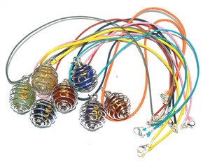 จี้ไม้สลักจักระ7ชิ้นพร้อมสายสแตนเลสและหยกจี้และเสน่ห์ทันสมัยพร้อมหินควอตซ์หลัก - Product Image 6