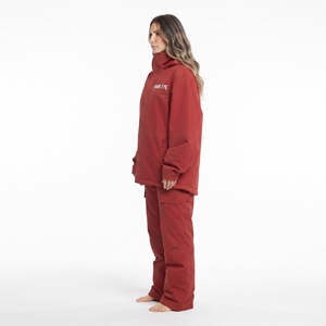Traje de esquí de invierno para mujer, impermeable, resistente al viento, cálido y grueso, con cremallera única, ropa de esquí para exteriores - Product Image 4