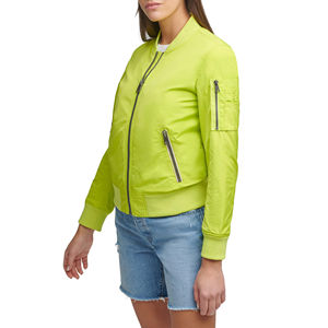 Blouson d'hiver matelassé respirant pour femme, style tissé, avec fermeture éclair, personnalisable, vente en gros usine - Product Image 4