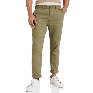 Hot Selling <b>Men's</b> Cotton Spandex Slim Fit Stretch <b>Trousers</b> Casual Outdoor Straight Suit for Summer <b>Winter</b> Autumn Seasons - Product Image 1