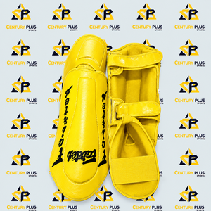 Protector de Espinillas de Boxeo Fairtex de Primera Calidad, Profesional, de Cuero Genuino y Duradero, Marca Personalizada, para Entrenamiento de MMA y Kick Boxing - Product Image 1