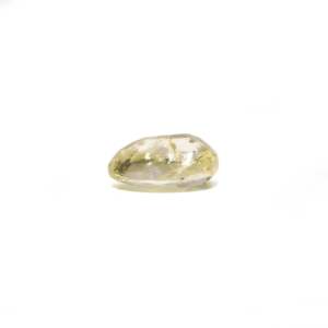 Loose 4.01 Carat Oval Faceted Yellow Sapphire Gemstone for Fine Jewelry - Product Image 3