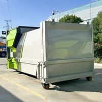 Station de compactage des déchets de haute qualité bacs 10cbm 12cbm 14cbm 16cbm collecte efficace des déchets boîte de vitesses de moteur manuelle