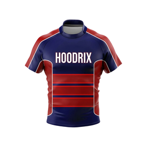 Camiseta de Rugby con Sublimación Completa, Tejido Interlock de Poliéster Resistente, Diseño Personalizado para Equipos Profesionales Hoodrix - Product Image 2