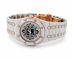 Montre-bracelet en Moissanite Diamantée Plaqué Or, Meilleure Vente, Idéale pour Fêtes, Mariages et Cadeaux, Disponible en Gros - Product Image 6