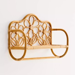 Cheap Price OEM ODM Available logo Engraving All Sizes Rattan <b>Shelves</b> <b>Wall</b> Home Decor Premium Quality Flower <b>Shelf</b> - Product Image 2