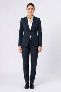 Uniformes d'aviation personnalisés à manches longues pour pilotes et personnel de cabine |   Uniformes d'aviation OEM ODM |   Uniforme de réception pour femmes VIP Lounge - Product Image 1