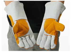 Gants de sécurité en cuir pour soudage, résistants aux hautes températures, en cuir de vachette - Product Image 5