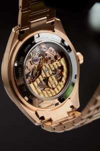 Montre automatique mécanique Alexander Ferros 9262R/06 en acier inoxydable saphir 40 mm, étanche 5 bars, mouvement MIYOTA, cadran analogique, bracelet papillon - Product Image 4