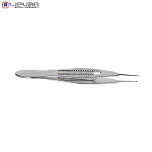 Pinces de fixation Castroviejo 2x2Z Stern, pointes droites 0,5 mm, 1x2, instruments chirurgicaux microsurgicaux de haute précision - Product Image 3