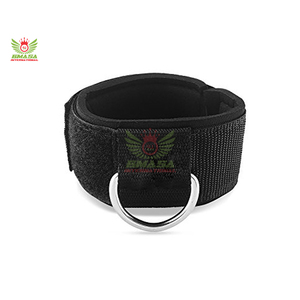 สายรัดข้อเท้านีโอพรีนแบบปรับได้ พร้อมแผ่นรองรับแรงกระแทก สำหรับเครื่องออกกำลังกายแบบสายเคเบิล เหมาะสำหรับการฝึกขา เพิ่มแรงต้านในการออกกำลังกาย ขายส่ง รับทำโลโก้ตามสั่ง OEM - Product Image 4