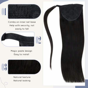 Vente en gros d'extensions de cheveux vietnamiennes droites vierges de haute qualité à cuticules alignées à double tirage queue de cheval à pointe nano à ondes profondes - Product Image 3