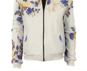 Veste pour femmes High Street Fashion Baseball Letterman Satin Varsity personnalisée imprimée directement à l'usine Prix bon marché Veste décontractée pour femmes - Product Image 6