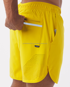 กางเกงขาสั้นผ้าไนลอนขนาด5นิ้วสำหรับออกกำลังกายแบบคาร์ดิโอกางเกงขาสั้นสำหรับออกกำลังกายฟิตเนสออกกำลังกาย - Product Image 5