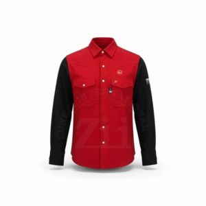 Camisas de trabajo resistentes al fuego de algodón de alta resistencia, al por mayor, para soldar, personalizadas para hombre. - Product Image 1