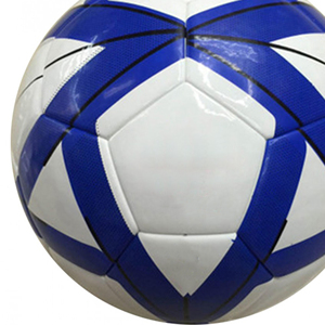 Classic Size 5 Blue White Training Design <b>Leather</b> from Size 5 <b>Football</b> Outdoor Sports Training Soccer Ball - Product Image 4