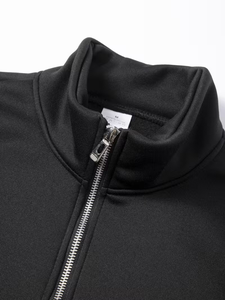 Men's Customizable Two-Piece Blue Hooded Long Sleeve Sweatshirt Set Casual Winter Wear French Terry Breathable 380g - Product Image 4