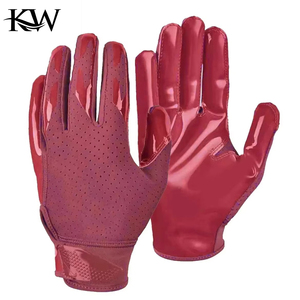 Fabrication sur mesure, usine directe, gants de football américain grande taille, design imprimé, paume adhérente, compétitifs, prix bas 2026 - Product Image 1