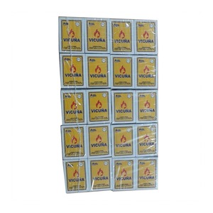 ไม้ขีดไฟแบบคลาสสิก 40 แท่ง ปลอดภัยต่อสิ่งแวดล้อม ขนาด 52x35x12 มม. บรรจุในกล่องไม้ขีดขนาดกะทัดรัด พิมพ์ลายสวยงาม จุดติดง่าย ใช้ในบ้าน - Product Image 5