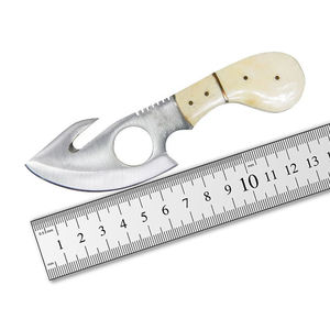 Navaja Plegable de Bolsillo de Acero Inoxidable Hecha a Mano con Funda de Cuero, Suministro Directo de Fábrica, Soporte OEM - Product Image 2