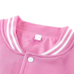 Comfortable Custom Made Casual Letterman <b>Jacket</b> for Men Stand Button Front Long Sleeves Breathable Winter <b>Jacket</b> Front for - Product Image 5