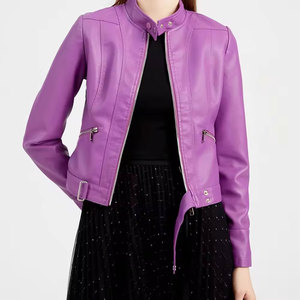 Veste en cuir pour femmes, haute qualité, design classique, nouvelle collection, veste de moto en cuir pour femmes, veste en cuir pour femmes de haute qualité - Product Image 1