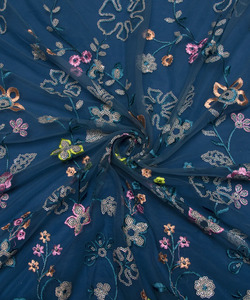 Tissu en maille de nylon souple de qualité export, extensible, respirant, léger, pour doublure de vêtements, lingerie, vêtements de sport - Product Image 2