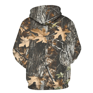 Sweat à capuche de chasse camouflage pour homme, manches longues, imprimé, respirant, en polyester, pour l'automne - Product Image 6