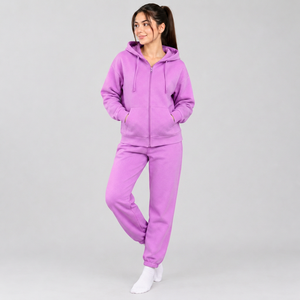 Fabricante de Conjuntos Deportivos de Dos Tonos para Mujer, Chaqueta y Pantalones Deportivos con Combinación de Colores Coordinados para Compradores Internacionales de Ropa - Product Image 3