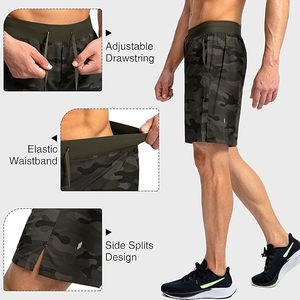 Shorts de course pour hommes avec poches zippées 9"/ 7"/ 5" Séchage rapide Shorts de sport athlétiques pour le basketball et la gym - Product Image 5